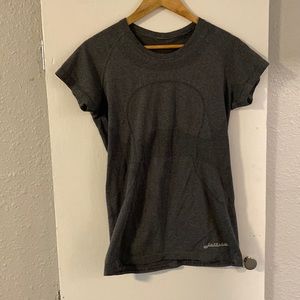 Lululemon Run Swiftly Tech Tee SS, Size 10, Grey
